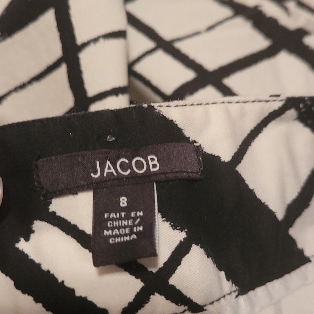 JACOB black and white skirt. Very cute!! Size 8. Never worn. - Picture 6 of 8